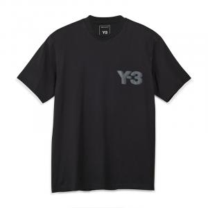 Футболка Y 3 с логотипом Y-3, черный
