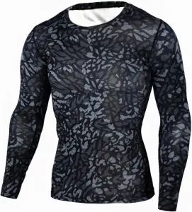 Мужская камуфляжная термобельевая футболка с длинным рукавом