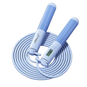 Скакалка ABS пластик PVC+стальной трос унисекс 2,8 м LINING, синий