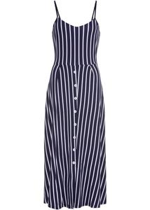 Летнее платье из джерси с планкой на пуговицах Rainbow, синий