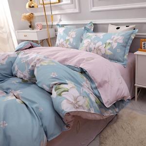 Fuanna Пододеяльник 160х210 см из 100% хлопка, Glass Flower Language