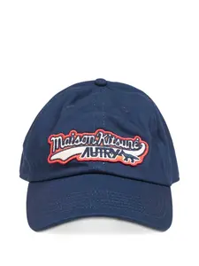 Бейсбольная кепка с вышитым логотипом Maison Kitsuné Autry, синий