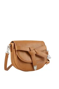 Сумка через плечо COLLEZIONE ALESSANDRO "Sneaky" в легком западном стиле, коричневый