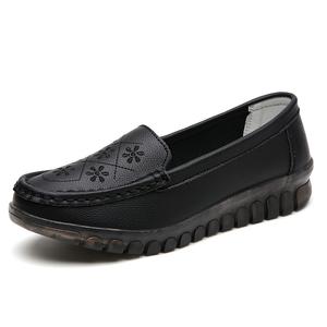 Мокасины Gommino для женщин черно-серо-бежевые Reivantix, черные (без подкладки)