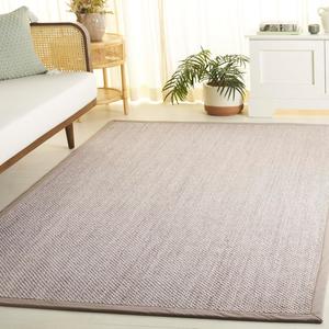 Ковер SAFAVIEH, 183 x 183 см, Natural Fiber Collection, Marble & Beige, Sisal, идеально для гостиной, спальни, столовой (NF136B)