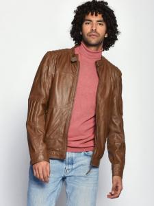 Кожаная куртка Maze, коричневый