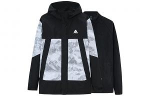 ANTA Мужская куртка базовая черно-белая, Basic Black/Pure White