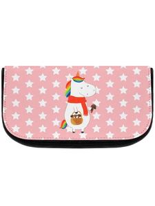 Косметичка Mr & Mrs Panda Einhorn Pilz ohne Spruch, цвет rot pastell