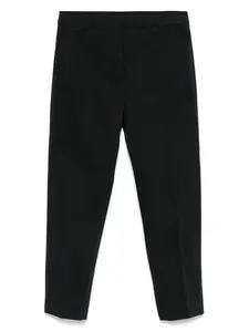 Брюки с завышенной талией MAX MARA, черный
