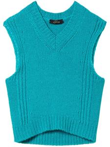 TWINSET трикотажный топ, синий