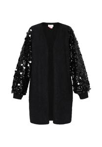 Вязаный кардиган IZIA, черный
