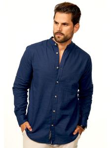 Рубашка behype, темно-синий