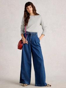 Свитер Katie с длинными рукавами и круглым вырезом из шерстяной смеси White Stuff