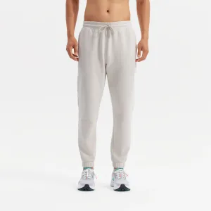 Мужские тренировочные брюки Domyos из флиса - льняной бежевый