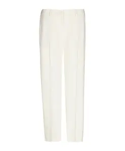 Бежевые эластичные укороченные брюки Marie Mãro, бежевый