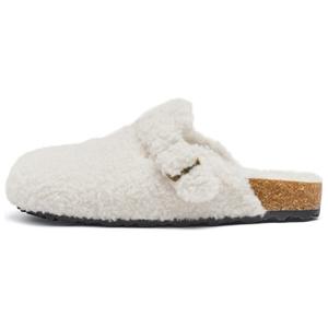 AGSDON Женские тапочки с закрытым носком бежевые, цвет Beige