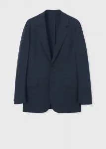 Однобортный жакет с микроузором «гусиная лапка»