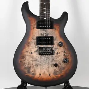 PRS SE Custom 24-08 Poplar Burl Limited Edition - Charcoal Cherry Midnight Burst 2025 (CTIG116968)