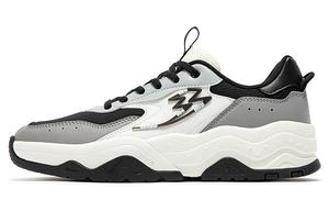 Кеды, скейтборд обувь женская низкая черный серый 361°