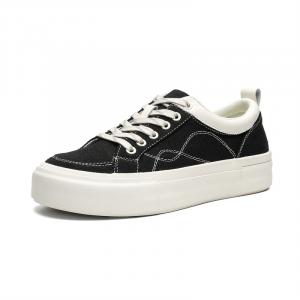 WEISHIBANGWEI Низкие парусиновые туфли мужские черные