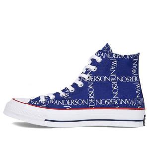 Кроссовки j.w. anderson x chuck 70 hi top 'grid' Converse, синий