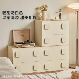 Lin'S Home Furnishing Комод для спальни настенный из серии Luoman, 4 ящика, цвет Cream Color