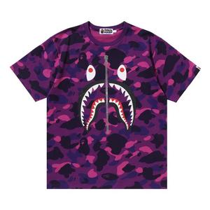 Футболка BAPE Color Camo Shark Tee 'Purple'