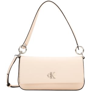 CALVIN KLEIN Синтетическая Сумка Через Плечо Среднего Размера Женская Цвет Яичная Скорлупа, MTR-Eggshell Yellow