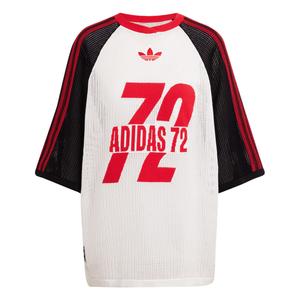 Футболка Adidas Logo detail Mesh Adidas Originals, белый/черный