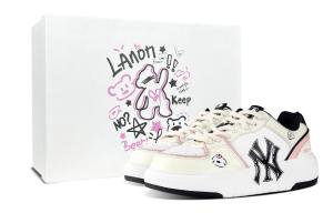 MLB Женские низкие скейтерские кроссовки Chunky Liner желтый белый