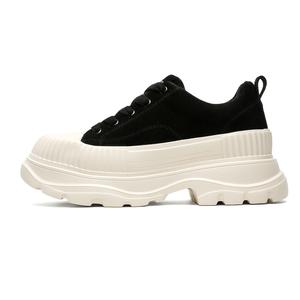 Коллекция Snake Year CNY, легкие, увеличивающие рост, низкие, повседневные туфли, женские, черные B.Duck, Black