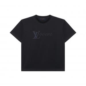 Iridescent Lv Vers T shirt LOUIS VUITTON, черный