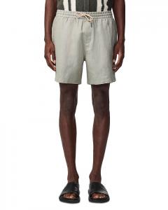 Грегор 1454 Льняные шорты свободного кроя NN07, зеленый