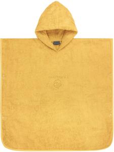 Normani Детское хлопковое банное пончо «Манама» желтого цвета