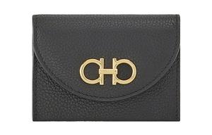 Ferragamo Кардхолдер Gancini черный