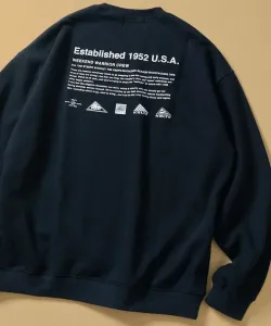KELTY x FREAK'S STORE / Эксклюзивная толстовка Kelty с логотипом History на спине и круглым вырезом 25AW