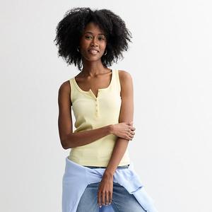 Детский рифленый топ-хенли So, Lemon Mist