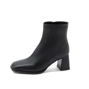 Женские ботинки на щиколотку/Ecru/Brown COMELY, черный