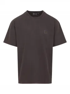 Футболка с нашивкой с логотипом Vista Carhartt Wip, коричневый