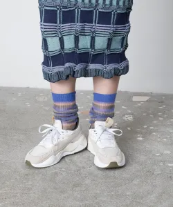 Свободные носки с прозрачной каймой Tricot, цвет 32Blue