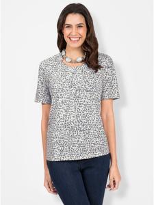 Футболка с принтом светло-голубого цвета WITT WEIDEN