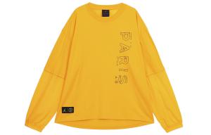 Футболка X Paris Saint-Germain L/S, азиатские размеры Jordan, желтый