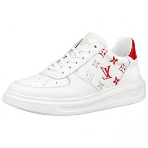 Кроссовки для скейтбординга Beverly Hills мужские с низким верхом белые/красные Louis Vuitton