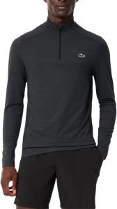Толстовка Lacoste mens Sport Sportsuit Ultra Dry Stretch Sweatshirt, Heather Fusain/Heather