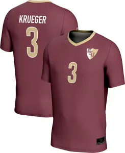 Полная сублимированная копия футбольного джерси PrSphere Youth Florida State Seminoles # 3 Гранат Кейси Крюгер ProSphere