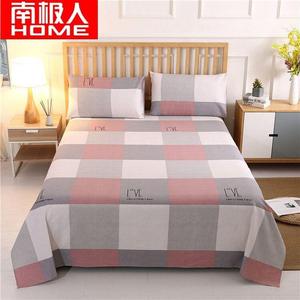 Antarctic Простыня 230х240 см для кровати 1,8 м, грубый хлопок, цвет LOVE Red