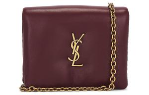 SAINT LAURENT Сумка через плечо из овчины, женская красная