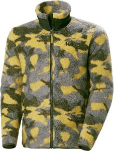 Helly-Hansen мужская куртка Panorama Printed Pile Helly Hansen, 452 Bright Moss Woodland Camo