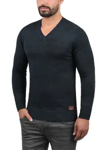 Свитер смесовой вязки "BLEND BHLasse", цвет морской волны