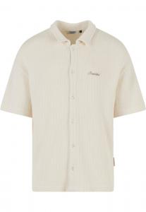 Рубашка на пуговицах Comfort fit Prohibited Portofino, экрю/темно-бежевый